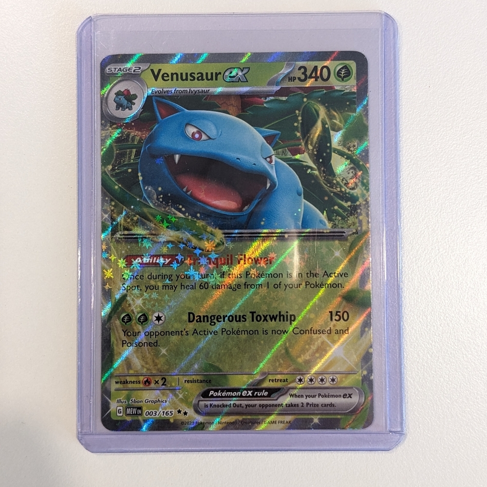 Pokemon 151 Venusaur EX double rare card pokemon TCG - Picture 6 of 6